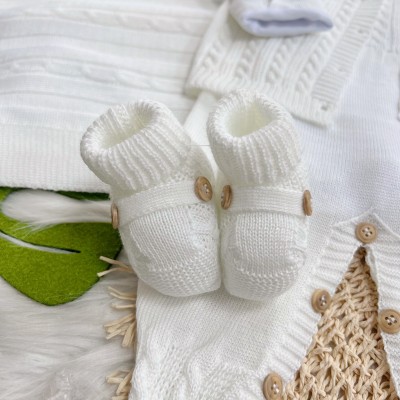 Saída de Maternidade Completa 7 Peças - Branco